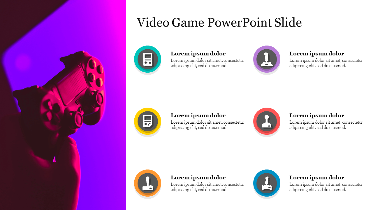 Video Game PowerPoint Slide